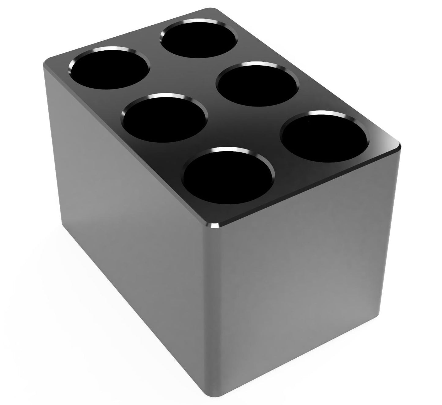 50 ml Centrifuge Tube Cooling Block, Holds 6 x 50 ml centrifuge tubes