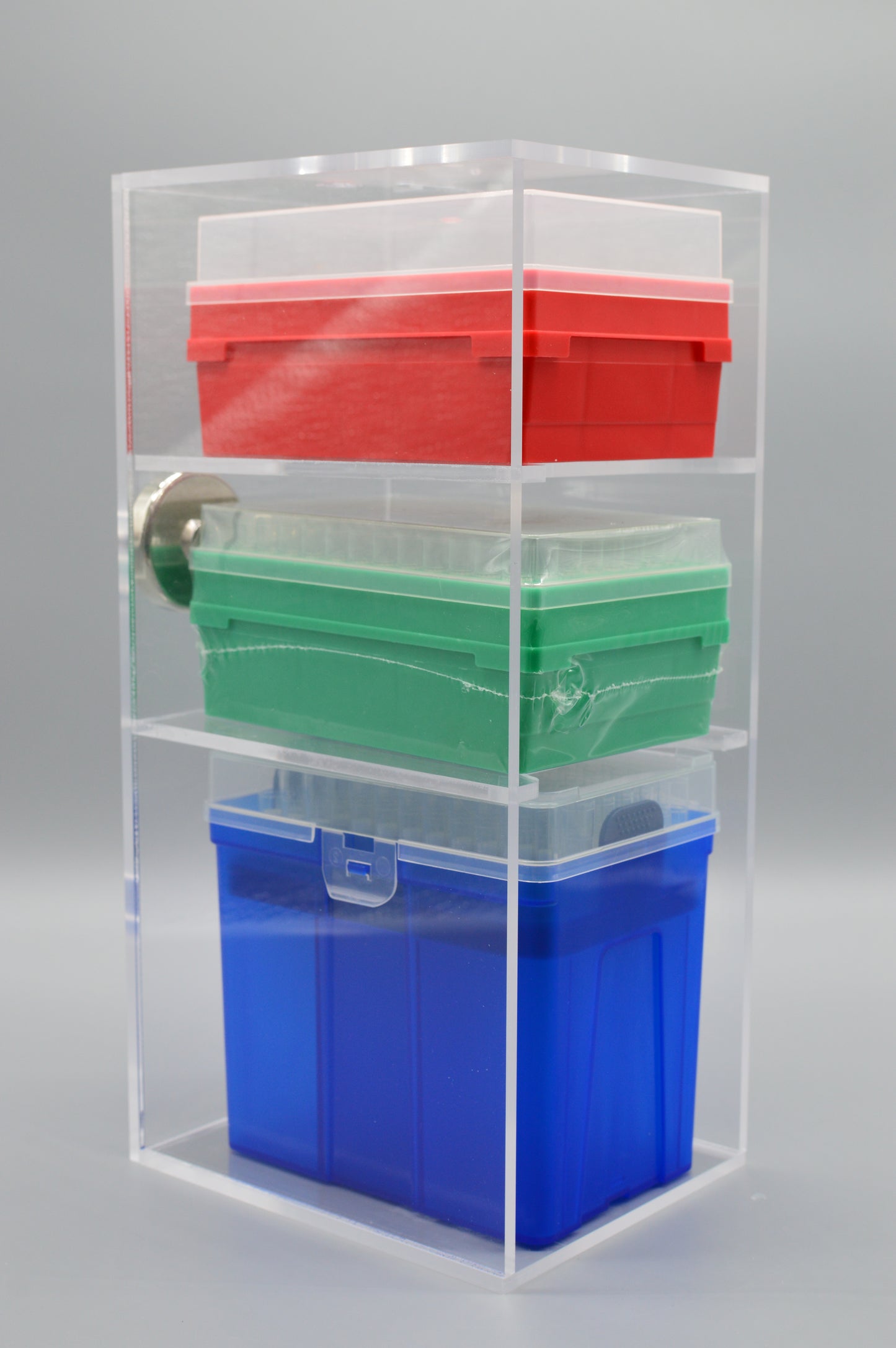 Pipette Tip Box Organizer for Micropippetes