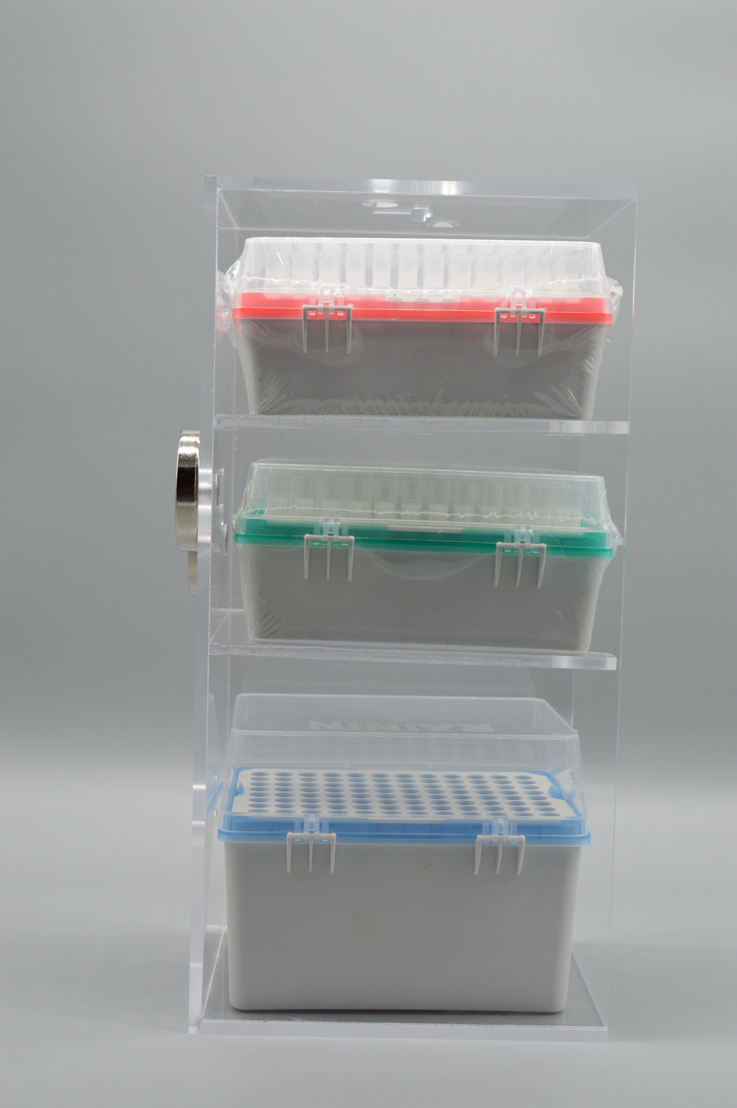 Pipette Tip Box Organizer for Micropippetes