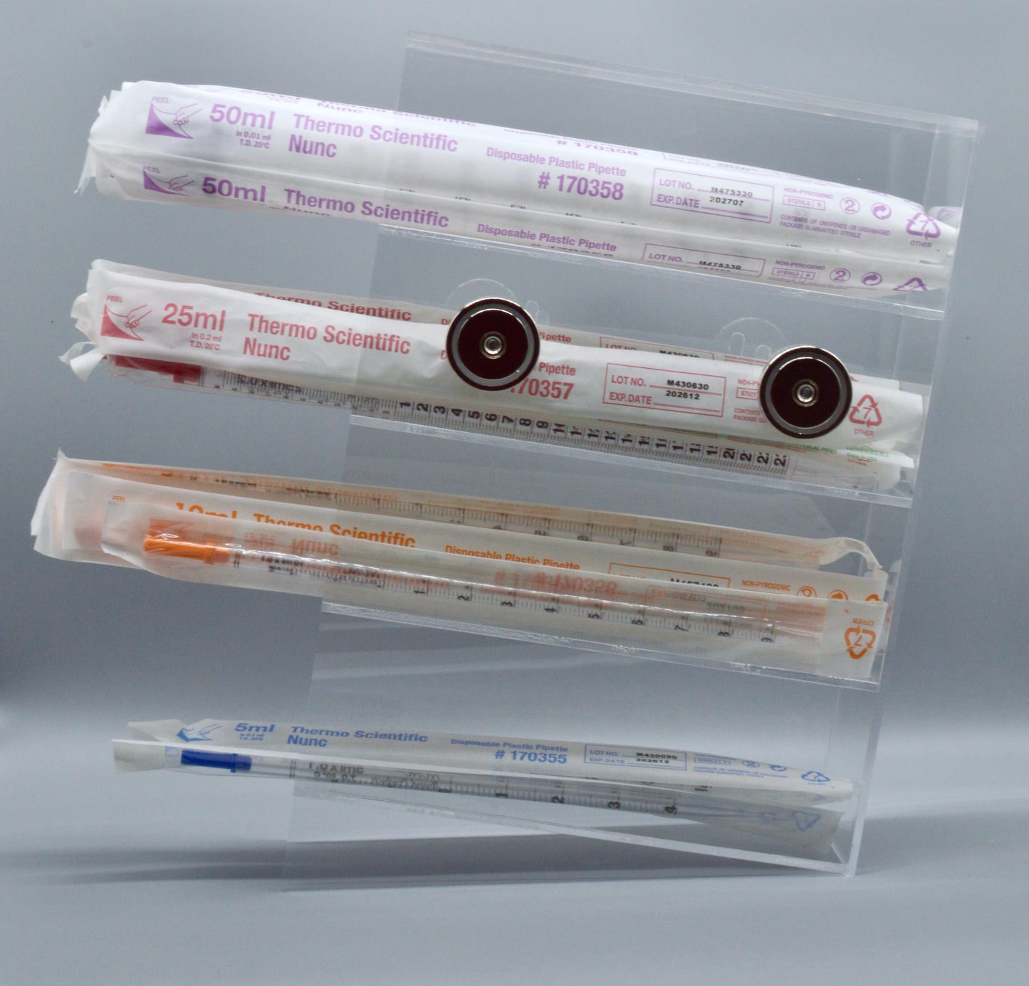 Serological Pipette Holder Rack Storage and Organizer