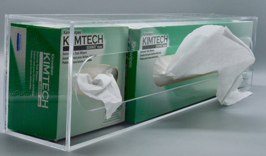 Combination Small and Large Kimwipes Holder and Dispenser